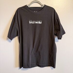 Primitive Skateboarding Logo Graphic T Shirt Black Mens Large Streetwear